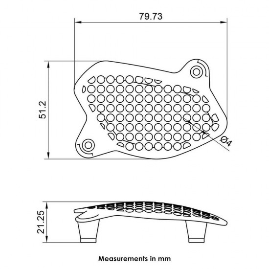 Προστατευτικά κάτω φωτών Pyramid Yamaha Tracer 9/GT μαύρα ματ Προστατευτικά κάτω φωτών Pyramid Yamaha Tracer 9/GT μαύρα ματ