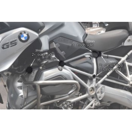 Τάπες υποπλαισίου (σετ) Pyramid BMW R 1200 GS/Adv. LC 13- Τάπες υποπλαισίου (σετ) Pyramid BMW R 1200 GS/Adv. LC 13-