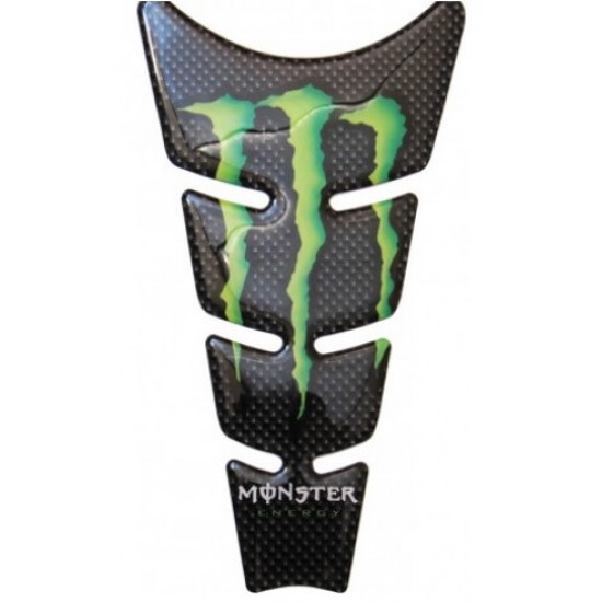 Tankpad QTR Monster 3D μαύρο carbon look Tankpad QTR Monster 3D μαύρο carbon look
