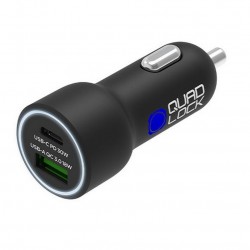 Aντάπτορας Quad Lock 12V USB + Type-C 48W 5A (fast charge)