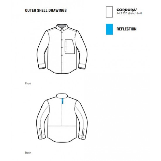 Overshirt RevIT Esmont γκρι