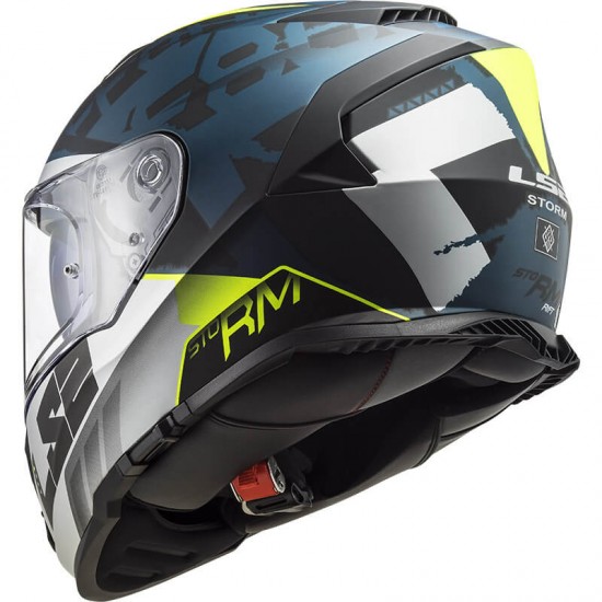 Κράνος LS2 Storm FF800 Sprinter ασημί cobalt μαύρο ματ Κράνος LS2 Storm FF800 Sprinter ασημί cobalt μαύρο ματ