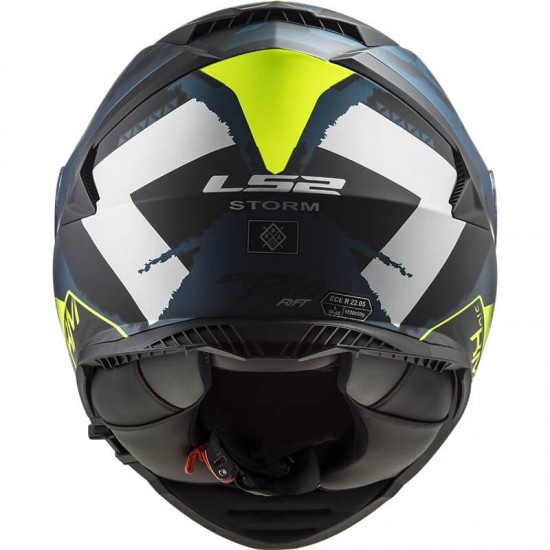 Κράνος LS2 Storm FF800 Sprinter ασημί cobalt μαύρο ματ Κράνος LS2 Storm FF800 Sprinter ασημί cobalt μαύρο ματ