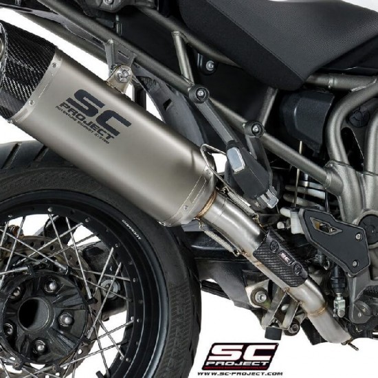 Τελικό εξάτμισης SC-Project Adventure Triumph Tiger Explorer 1200 XC/XR 16-17 τιτάνιο-carbon Τελικό εξάτμισης SC-Project Adventure Triumph Tiger Explorer 1200 XC/XR 16-17 τιτάνιο-carbon