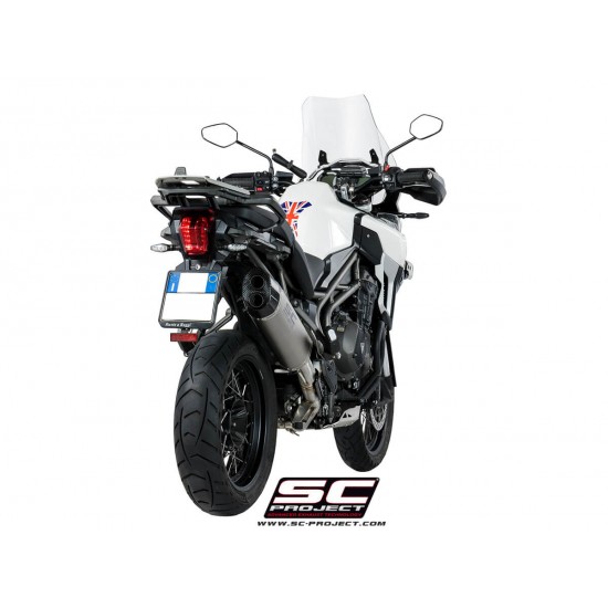 Τελικό εξάτμισης SC-Project Adventure Triumph Tiger Explorer 1200 XC/XR 16-17 τιτάνιο-carbon Τελικό εξάτμισης SC-Project Adventure Triumph Tiger Explorer 1200 XC/XR 16-17 τιτάνιο-carbon