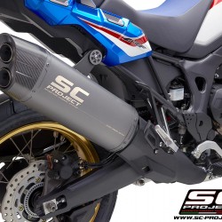 Τελικό εξάτμισης SC-Project Adventure Honda CRF 1000L Africa Twin γκρι ματ-carbon