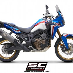 Τελικό εξάτμισης SC-Project Adventure Honda CRF 1000L Africa Twin γκρι ματ-carbon