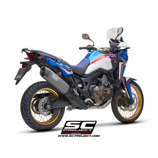 Τελικό εξάτμισης SC-Project Adventure Honda CRF 1000L Africa Twin γκρι ματ-carbon