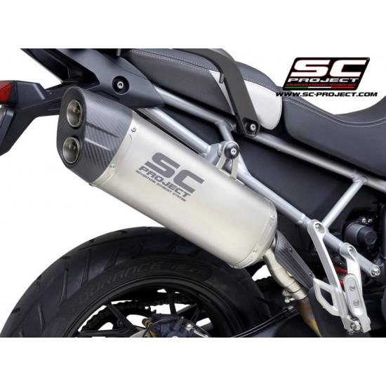 Τελικό εξάτμισης SC-Project Adventure Triumph Tiger 900 GT/Rally/Pro τιτάνιο-carbon Τελικό εξάτμισης SC-Project Adventure Triumph Tiger 900 GT/Rally/Pro τιτάνιο-carbon