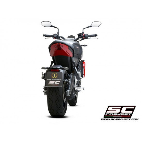 Σύστημα εξάτμισης 3 σε 1 SC-Project Triumph Trident 660 μαύρο ματ