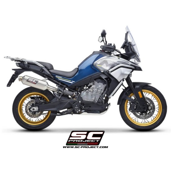 Τελικό εξάτμισης SC-Project Rally Raid CFMoto 800MT τιτάνιο Τελικό εξάτμισης SC-Project Rally Raid CFMoto 800MT τιτάνιο