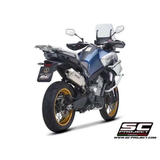 Τελικό εξάτμισης SC-Project Rally Raid CFMoto 800MT τιτάνιο Τελικό εξάτμισης SC-Project Rally Raid CFMoto 800MT τιτάνιο