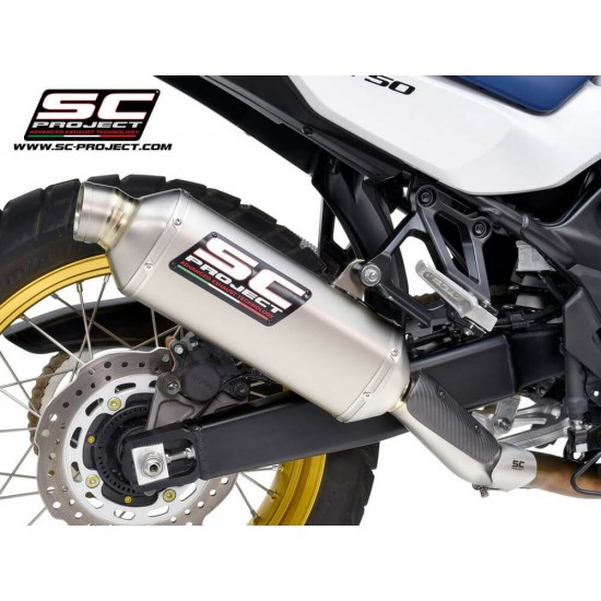 Τελικό εξάτμισης SC-Project Rally Raid Honda XL 750 Transalp τιτάνιο Τελικό εξάτμισης SC-Project Rally Raid Honda XL 750 Transalp τιτάνιο