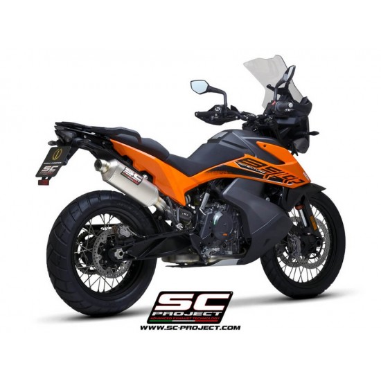 Τελικό εξάτμισης SC-Project Rally Raid KTM 890 Adventure/R τιτάνιο Τελικό εξάτμισης SC-Project Rally Raid KTM 890 Adventure/R τιτάνιο