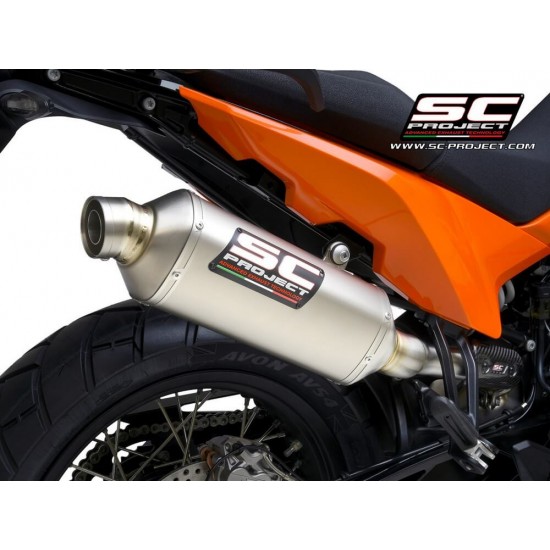Τελικό εξάτμισης SC-Project Rally Raid KTM 890 Adventure/R τιτάνιο Τελικό εξάτμισης SC-Project Rally Raid KTM 890 Adventure/R τιτάνιο