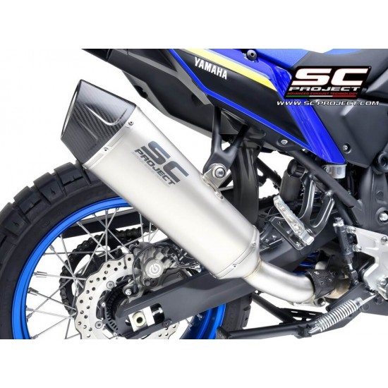 Τελικό εξάτμισης SC-Project X-Plorer II Yamaha Tenere 700 World Raid τιτάνιο-carbon Τελικό εξάτμισης SC-Project X-Plorer II Yamaha Tenere 700 World Raid τιτάνιο-carbon