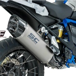 Τελικό εξάτμισης SC-Project Adventure BMW R 1200 GS/Adv. LC 13-16 τιτάνιο-carbon