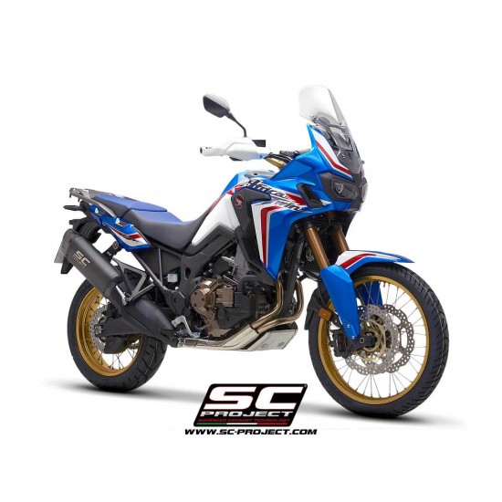 Τελικό εξάτμισης SC-Project Adventure Honda CRF 1000L Africa Twin μαύρο ματ-carbon