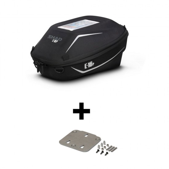 Tankbag και βάση γρήγορης απελευθέρωσης ημίσκληρο SHAD E16P 11-15 lt. Triumph Tiger 800 XC/XR/XRX Tankbag και βάση γρήγορης απελευθέρωσης ημίσκληρο SHAD E16P 11-15 lt. Triumph Tiger 800 XC/XR/XRX