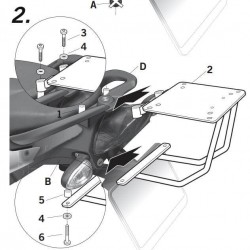 Βάση topcase SHAD BMW F 800 ST -12