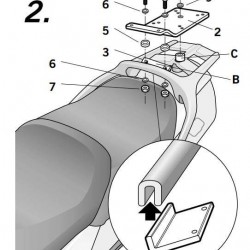 Βάση topcase SHAD Yamaha FJR 1300 -05