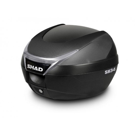 Topcase SHAD SH34 34 lt. με carbon καπάκι Topcase SHAD SH34 34 lt. με carbon καπάκι