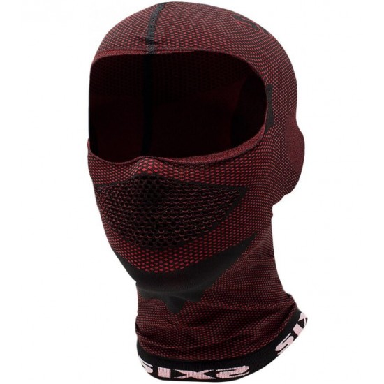 Balaclava SIX2 carbon κόκκινη