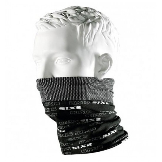 Neckwarmer SIX2 carbon μαύρο