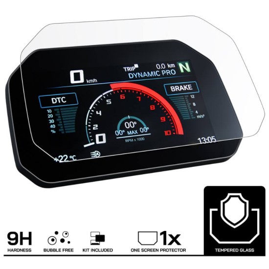 Premium tempered glass Anti Glare για προστασία TFT οθόνης BMW S 1000 XR 20- Premium tempered glass Anti Glare για προστασία TFT οθόνης BMW S 1000 XR 20-