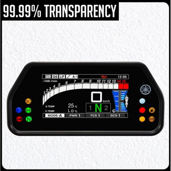 Premium tempered glass για προστασία TFT οθόνης Yamaha MT-10 SP Premium tempered glass για προστασία TFT οθόνης Yamaha MT-10 SP