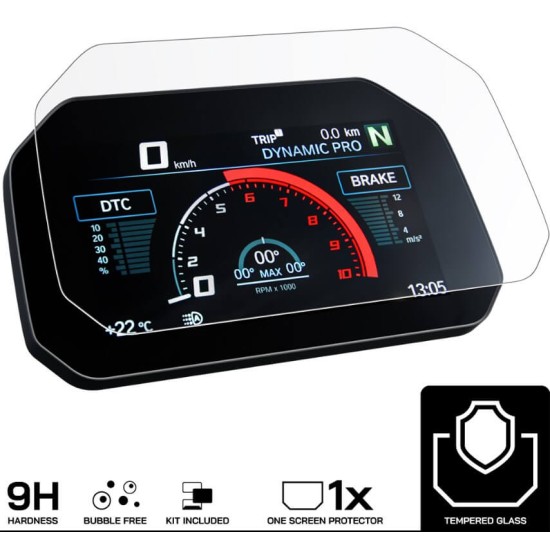 Premium tempered glass Ultra Clear για προστασία TFT οθόνης BMW S 1000 XR 20- Premium tempered glass Ultra Clear για προστασία TFT οθόνης BMW S 1000 XR 20-