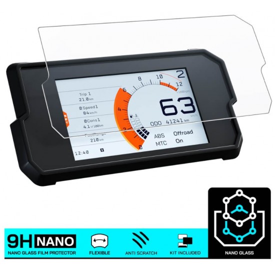 Nano glass για προστασία TFT οθόνης KTM 125-200-390 Duke 17- (σετ 2 ultra clear) Nano glass για προστασία TFT οθόνης KTM 125-200-390 Duke 17- (σετ 2 ultra clear)