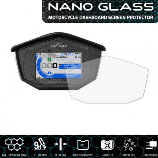 Nano glass για προστασία οργάνων Moto Guzzi V85 TT (σετ 2 ultra clear) Nano glass για προστασία οργάνων Moto Guzzi V85 TT (σετ 2 ultra clear)