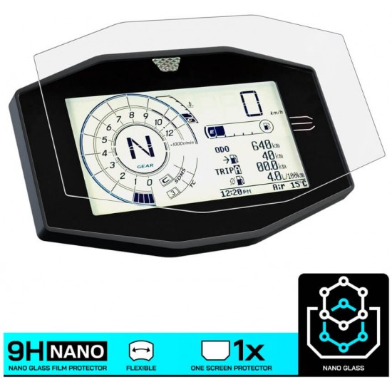 Nano glass για προστασία οργάνων Suzuki V-strom 1050/XT -22 (σετ 2 ultra clear) Nano glass για προστασία οργάνων Suzuki V-strom 1050/XT -22 (σετ 2 ultra clear)