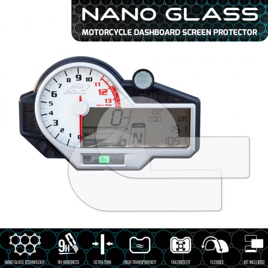 Nano glass για προστασία οργάνων BMW S 1000 XR -19 (σετ 2 ultra clear) Nano glass για προστασία οργάνων BMW S 1000 XR -19 (σετ 2 ultra clear)