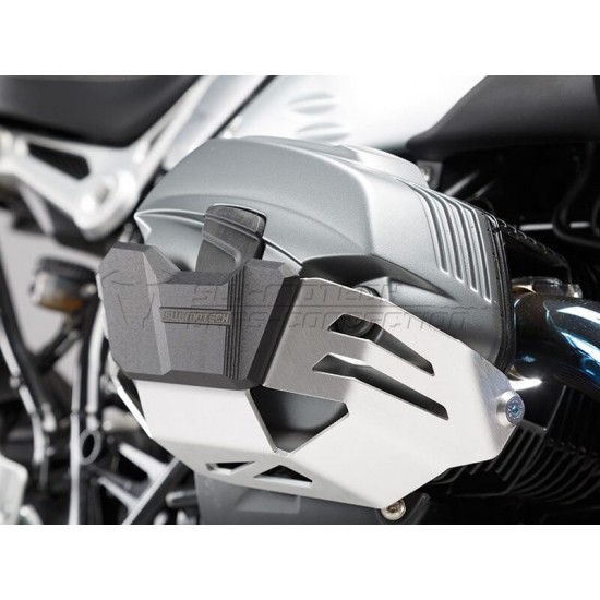 Προστατευτικά κυλίνδρων SW-Motech BMW R 1200 GS/Adv. 10-12 ασημί-μάυρα