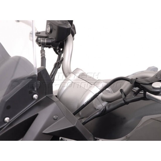 Αποστάτες τιμονιού SW-Motech Kawasaki Versys 650 07-14 ασημί