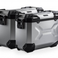 Σετ βάσεων και βαλιτσών SW-Motech TRAX ADV BMW R 1200 GS/Adv. LC 13- ασημί