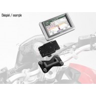 Βάση GPS SW-Motech Quick-Lock στην τιμονόπλακα BMW R 1200 GS -07