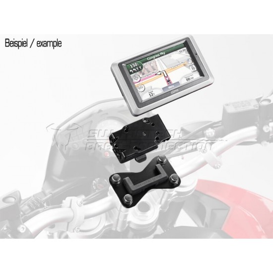Βάση GPS SW-Motech Quick-Lock στην τιμονόπλακα BMW R 1200 GS -07 Βάση GPS SW-Motech Quick-Lock στην τιμονόπλακα BMW R 1200 GS -07