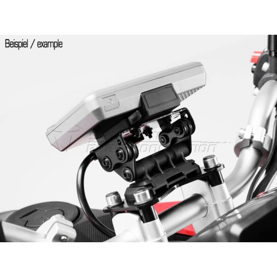 Βάση GPS SW-Motech Quick-Lock στην τιμονόπλακα BMW R 1200 GS -07 Βάση GPS SW-Motech Quick-Lock στην τιμονόπλακα BMW R 1200 GS -07