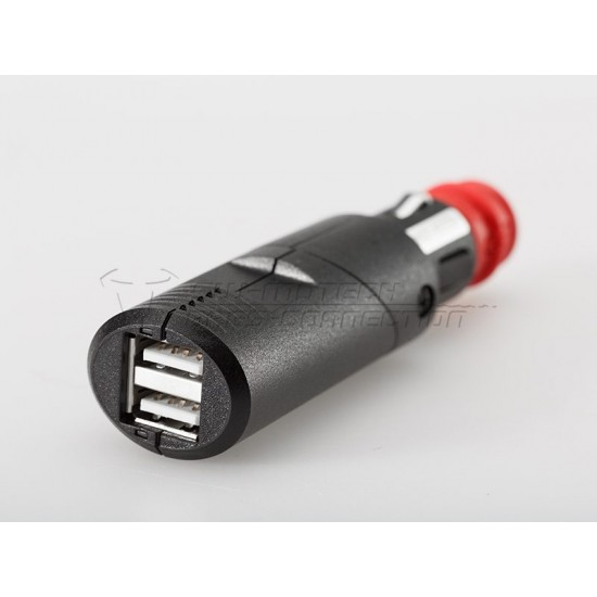 Σπαστός αντάπτορας SW-Motech 12V τύπου BMW / Triumph / KTM σε διπλό USB