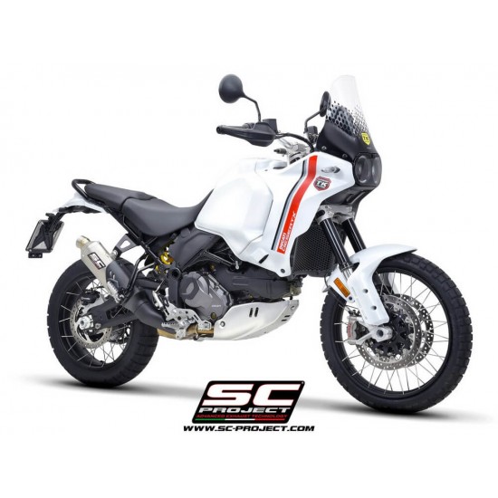 Τελικό εξάτμισης SC-Project Rally Raid Ducati Desert X τιτάνιο Τελικό εξάτμισης SC-Project Rally Raid Ducati Desert X τιτάνιο
