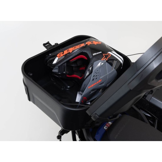 Σετ βάσης και βαλίτσας topcase SW-Motech DUSC L Suzuki V-Strom 800DE μαύρο