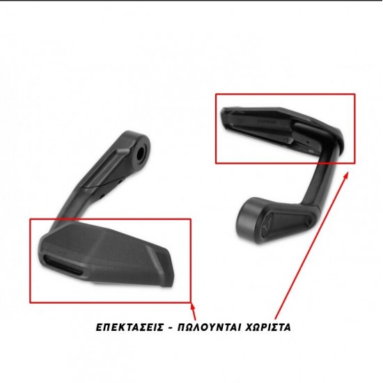 Προστατευτικά μανετών SW-Motech BMW R nine T 20- (σετ) Προστατευτικά μανετών SW-Motech BMW R nine T 20- (σετ)