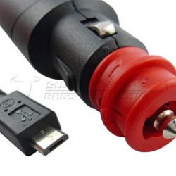 Aντάπτορας σπαστός 12V σε micro USB SW-Motech 2000 mA με καλώδιο