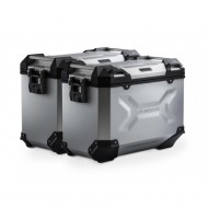 Σετ βάσεων και βαλιτσών SW-Motech TRAX ADV 45 lt. Suzuki DL 650 V-Strom 17- ασημί