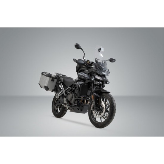 Σετ βάσεων και βαλιτσών SW-Motech TRAX ADV Triumph Tiger 900 GT/Rally/Pro ασημί Σετ βάσεων και βαλιτσών SW-Motech TRAX ADV Triumph Tiger 900 GT/Rally/Pro ασημί