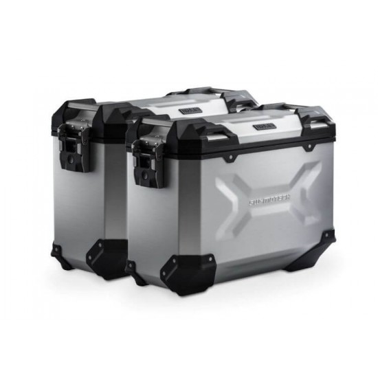 Σετ βάσεων και βαλιτσών SW-Motech TRAX ADV 37 lt. BMW S 1000 XR 20- ασημί Σετ βάσεων και βαλιτσών SW-Motech TRAX ADV 37 lt. BMW S 1000 XR 20- ασημί
