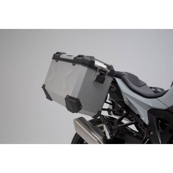 Σετ βάσεων και βαλιτσών SW-Motech TRAX ADV 37 lt. BMW S 1000 XR 20- ασημί Σετ βάσεων και βαλιτσών SW-Motech TRAX ADV 37 lt. BMW S 1000 XR 20- ασημί